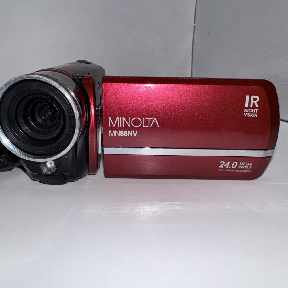 UsedMinolta MN88V 24MP/1080p‎ HD IR Night Vision Digital Camcorder w/ 16GB Parts - Picture 8 of 10